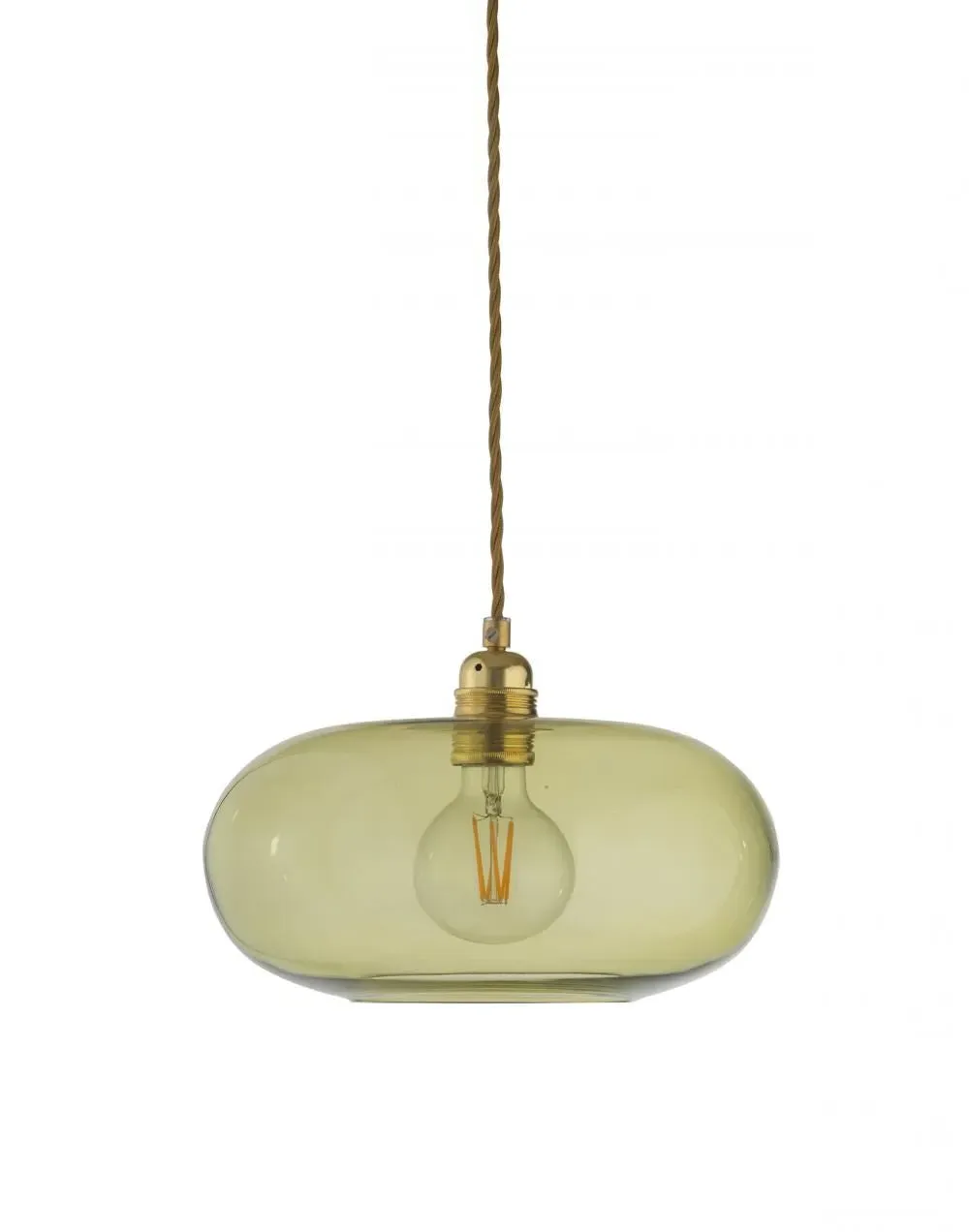 29cm Pendant Light - Olive, Glass