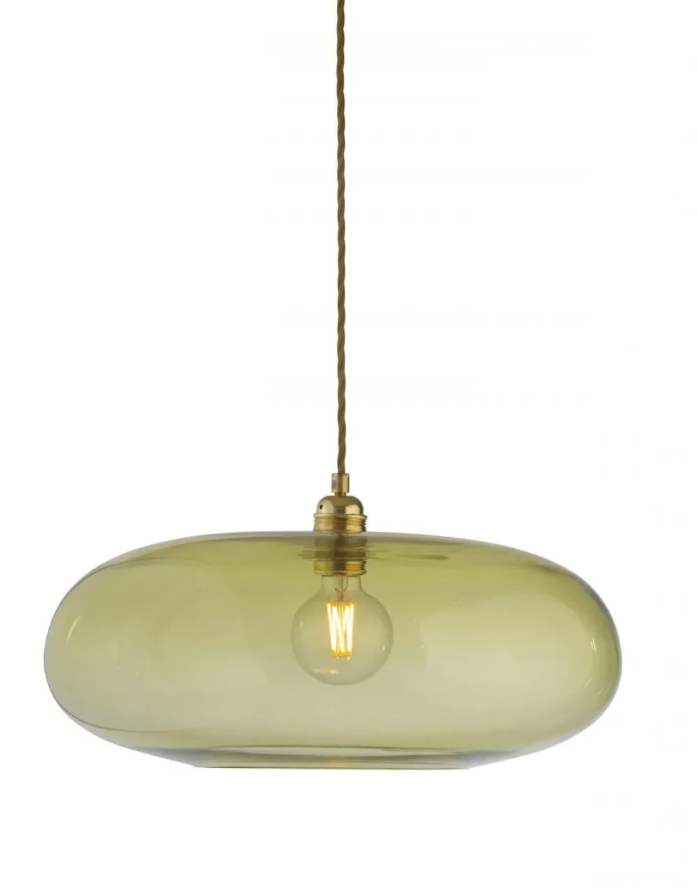 45cm Pendant Light - Olive, Glass