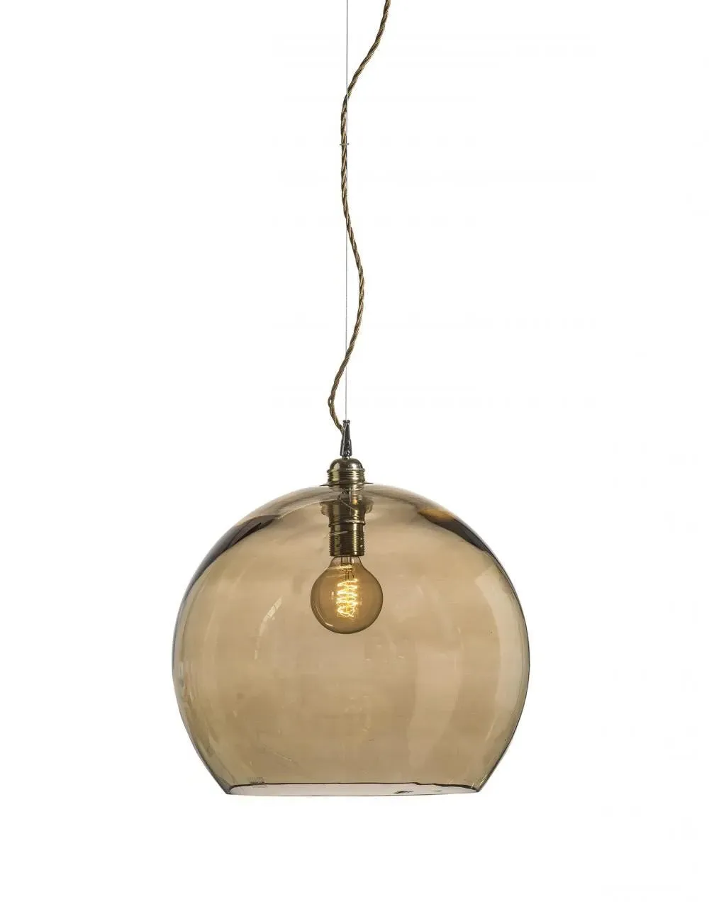 Extra Large Pendant Light - Brown, Glass