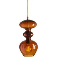 Futura Medium Pendant Light - Rust, Glass