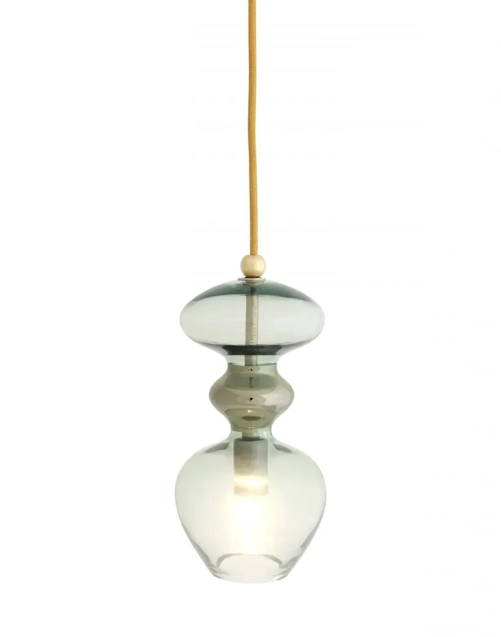 Futura Small Pendant Light - Rust, Glass