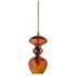 Futura Small Pendant Light - Rust, Glass