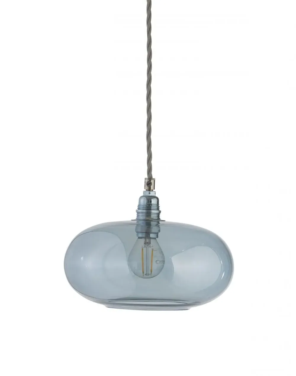 Horizon 21cm Pendant Light - Topaz Blue, Glass