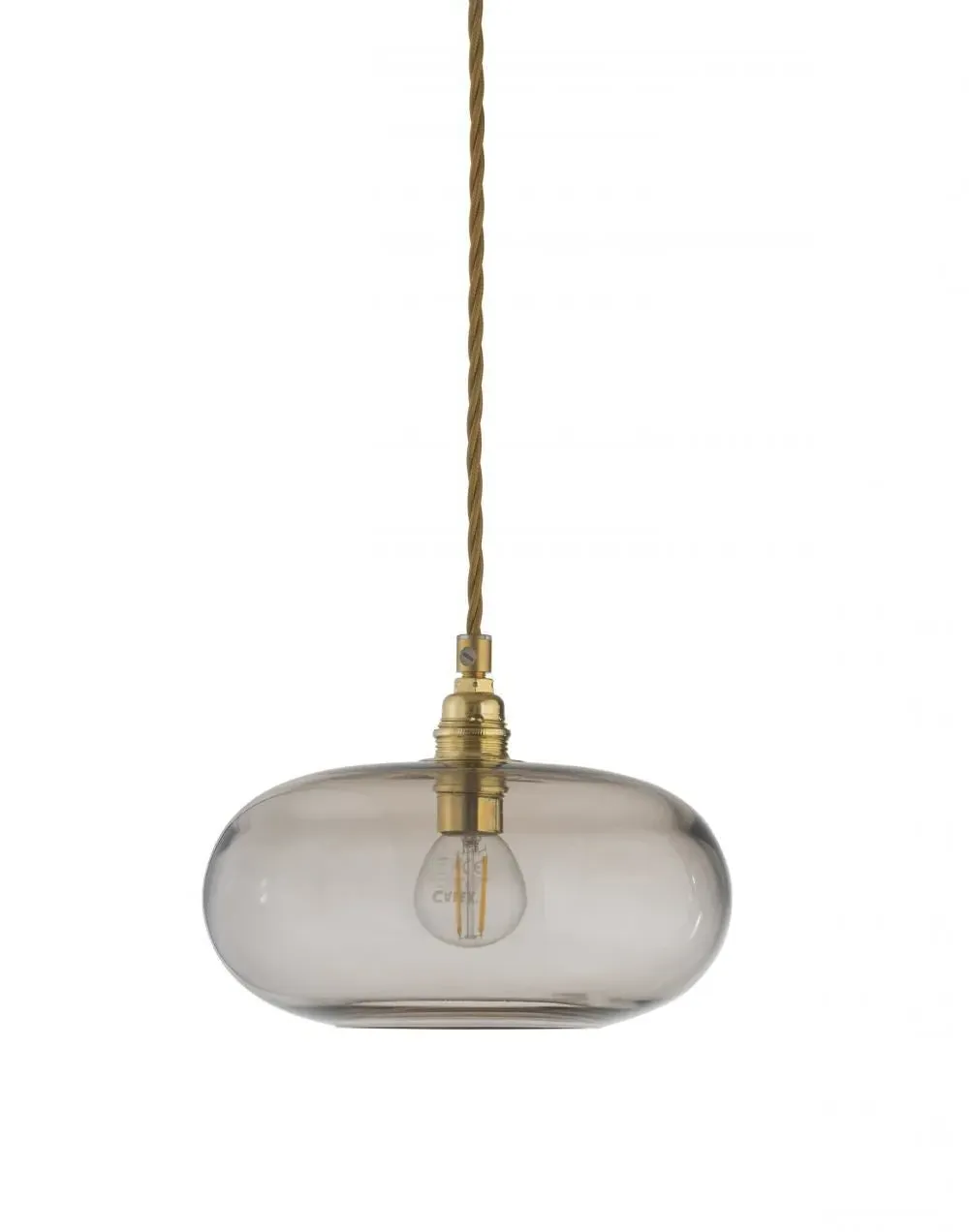 Horizon 36cm Pendant Light - Deep Blue, Glass