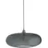 Horizon 45cm Pendant Light - Smokey Grey, Glass