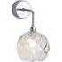 Large Crystal Wall Light - Silver, Lead Crystal