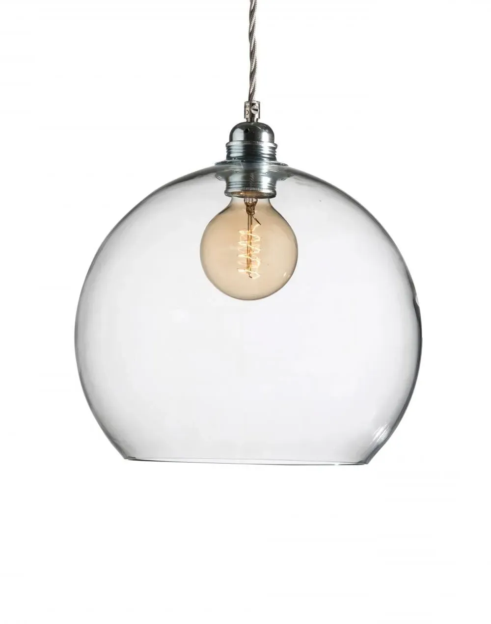 Large Pendant Light - Clear, Glass