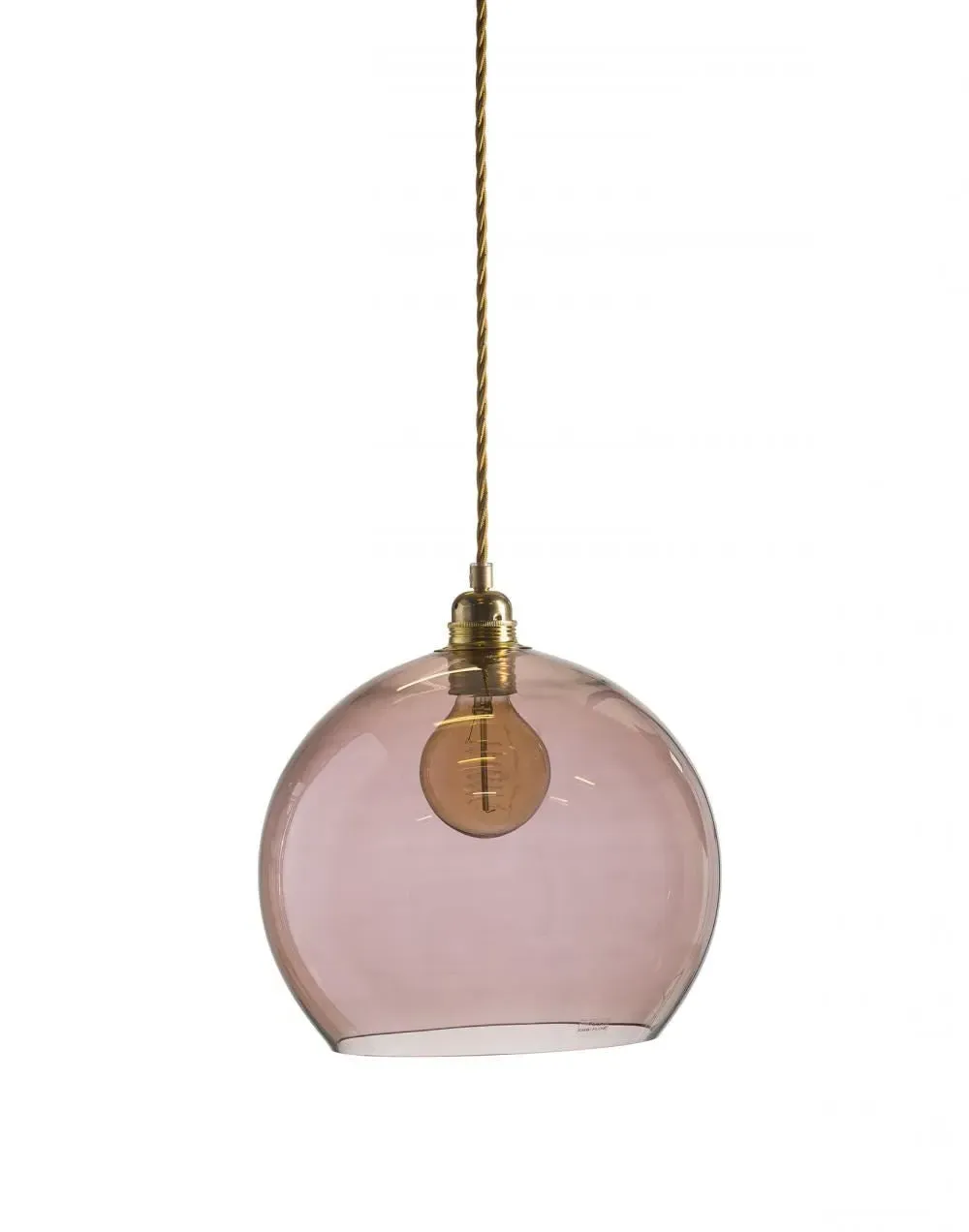 Large Pendant Light - Obsidian, Glass