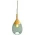 Lute Medium Pendant Light - Green, Glass