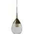 Lute Medium Pendant Light - Smokey Grey, Glass