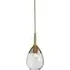 Lute Small Pendant Light - Clear, Gold