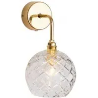 Medium Crystal Wall Light - Gold, Lead Crystal