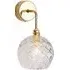 Medium Crystal Wall Light - Gold, Lead Crystal