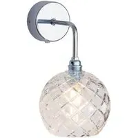 Medium Crystal Wall Light - Silver, Lead Crystal