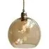 Medium Pendant Light - Chestnut Brown, Glass