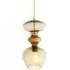 Medium Pendant Light - Chestnut Brown, Glass