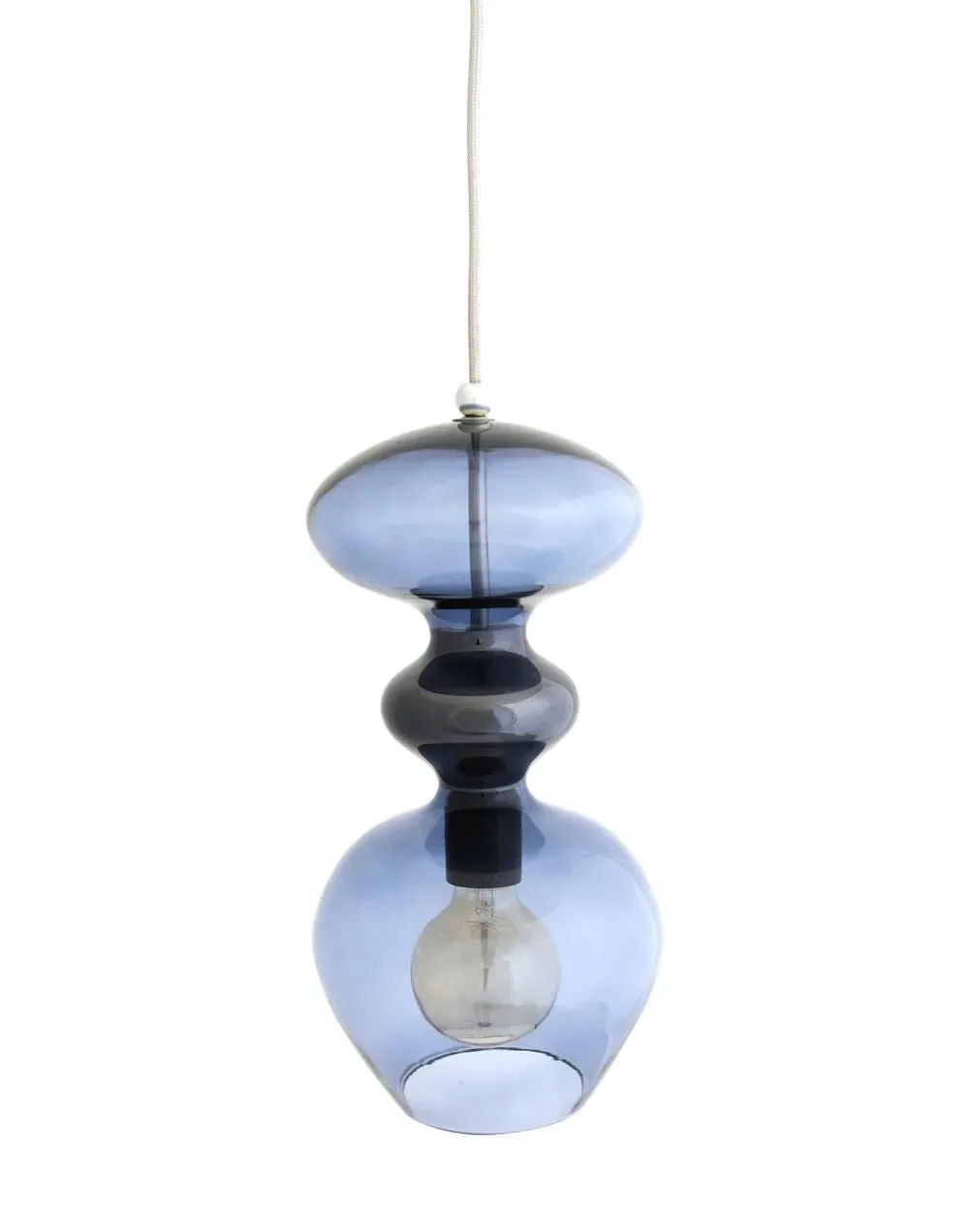 Medium Pendant Light - Golden Smoke, Glass