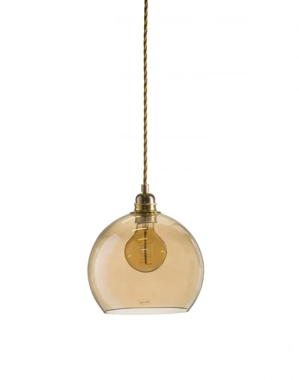 Medium Pendant Light - Golden Smoke, Glass