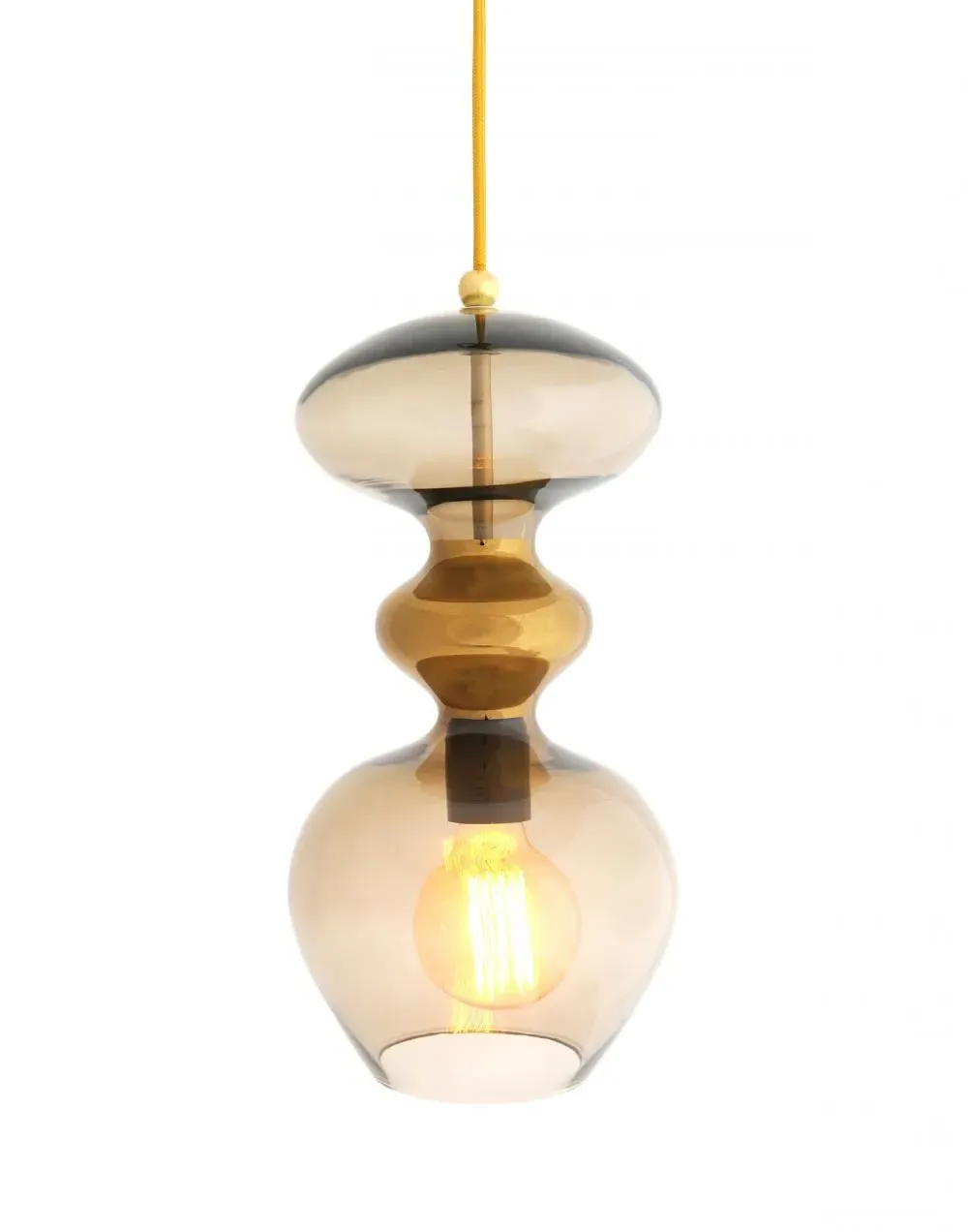 Medium Pendant Light - Topaz Blue, Glass