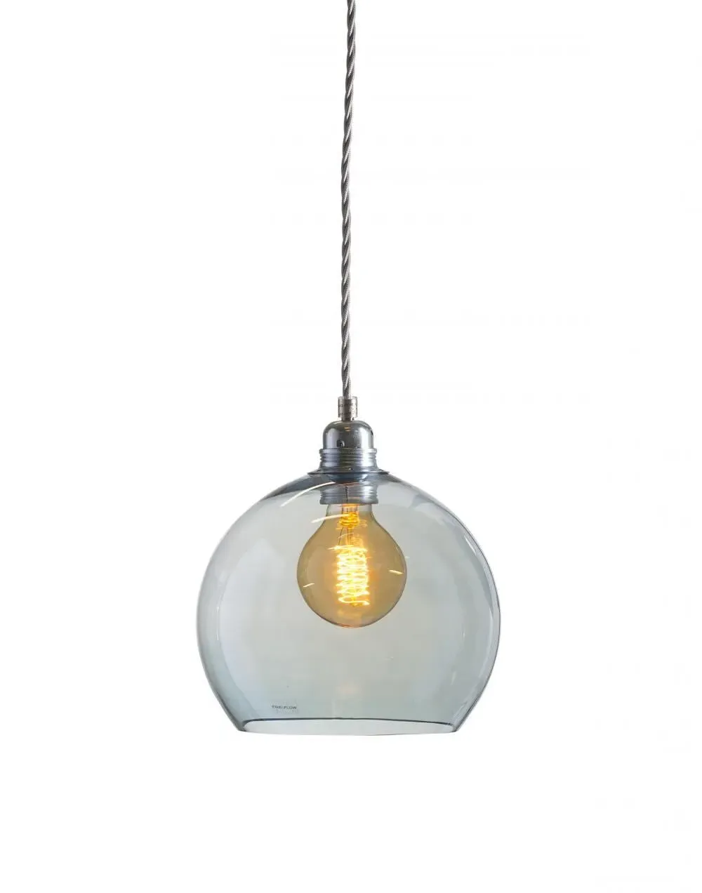 Medium Pendant Light - Topaz Blue, Glass