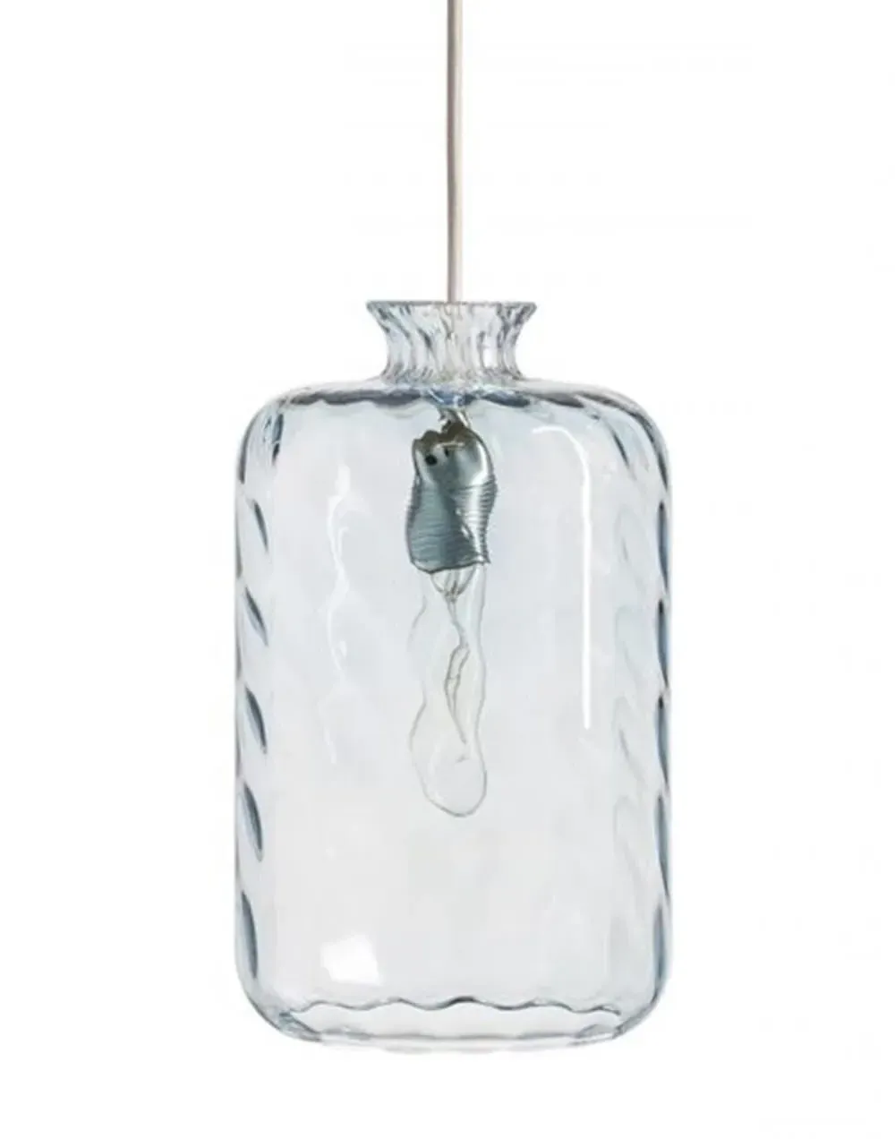 Pillar Pendant Light - Clear, Glass