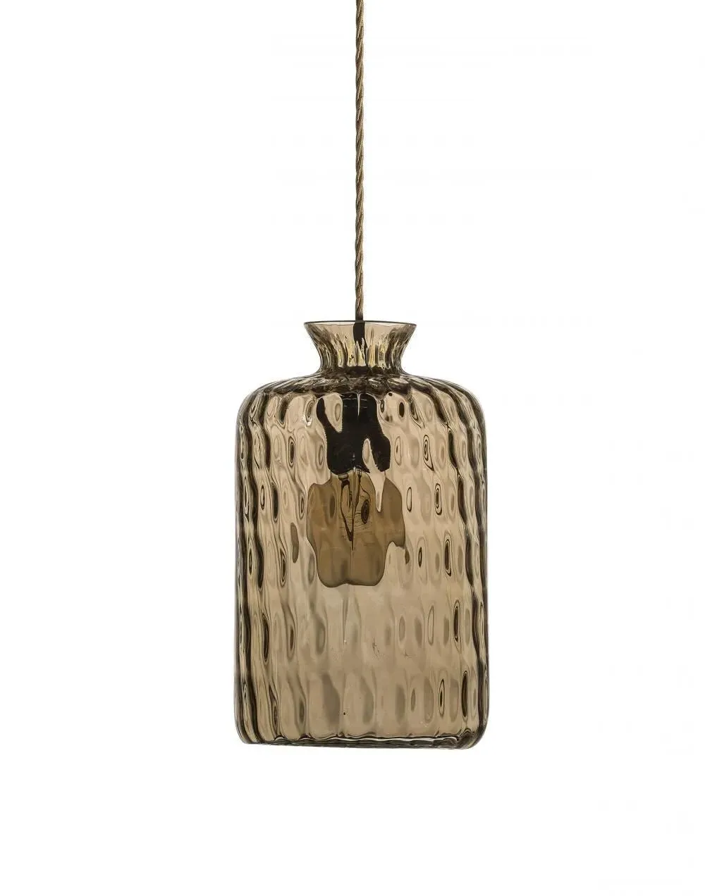 Pillar Pendant Light - Golden Smoke