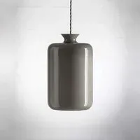 Pillar Pendant Light - Grey, Mother of Pearl