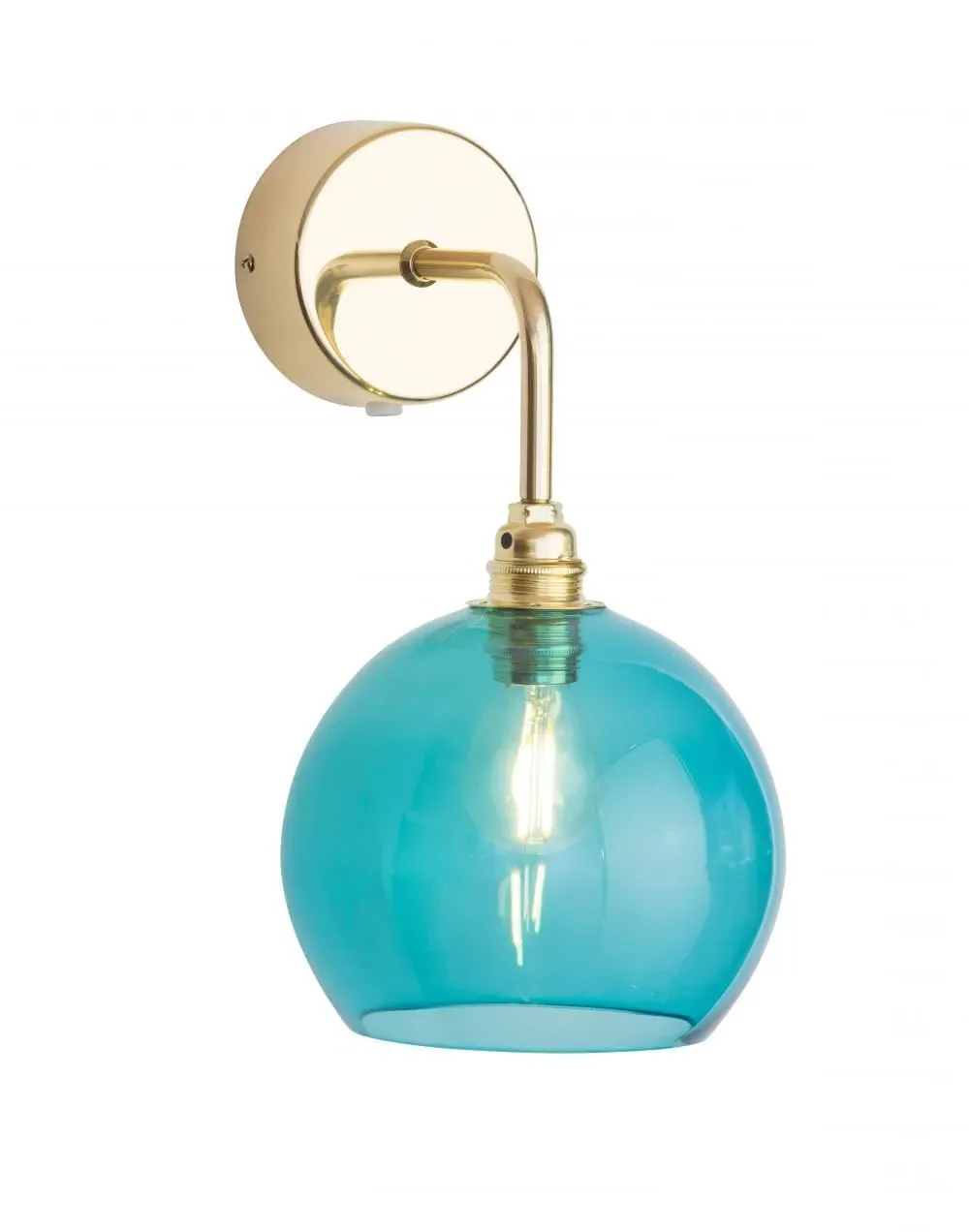Rowan Wall Light - Blue, Glass image