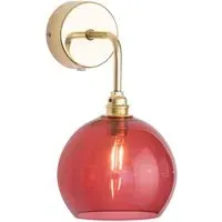 Rowan Wall Light - Ruby, Glass