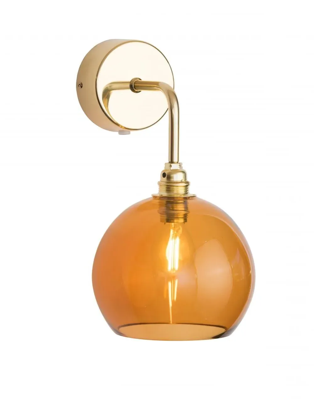 Rowan Wall Light - Toast, Glass
