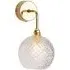 Small Crystal Wall Light - Gold, Lead Crystal