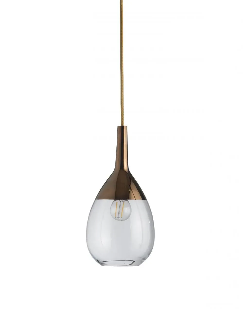 Small Pendant Light - Clear, Glass