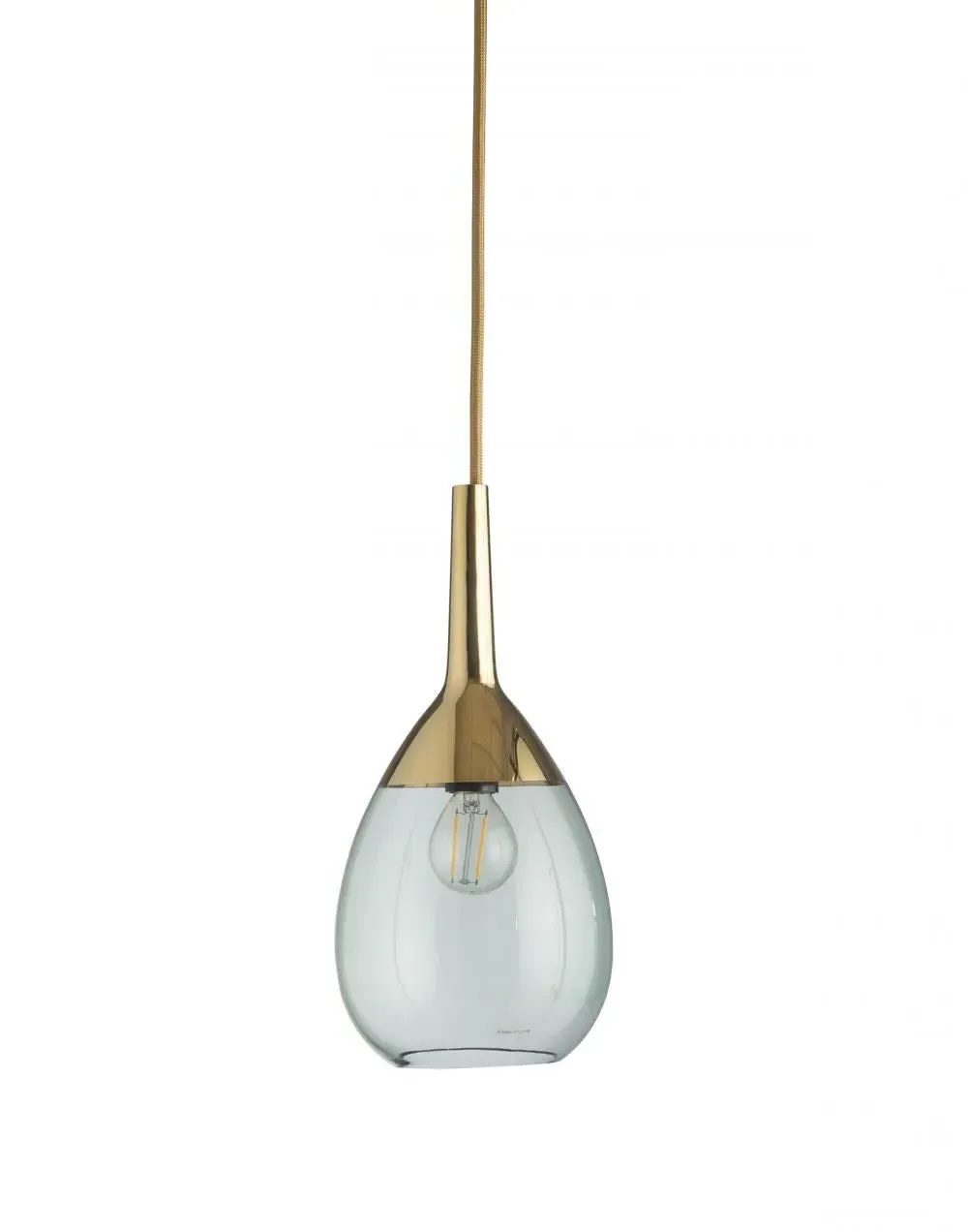 Small Pendant Light - Green, Glass image