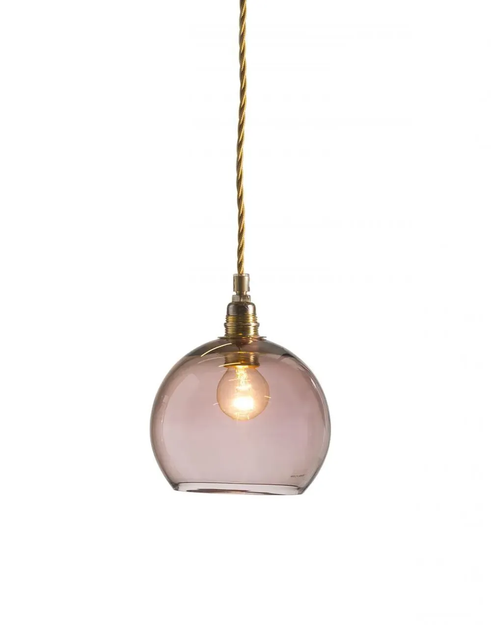 Small Pendant Light - Obsidian, Glass