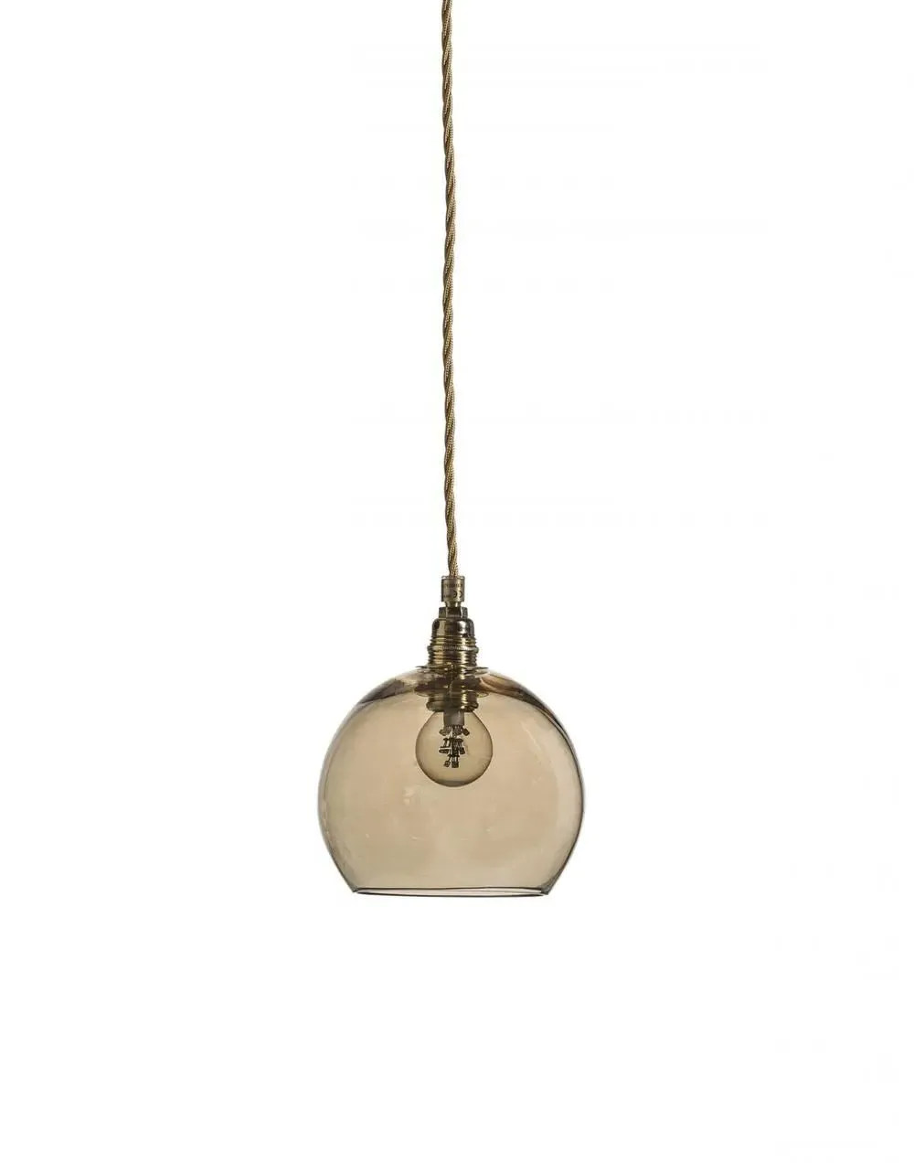 Small Pendant Light - Smoke, Glass