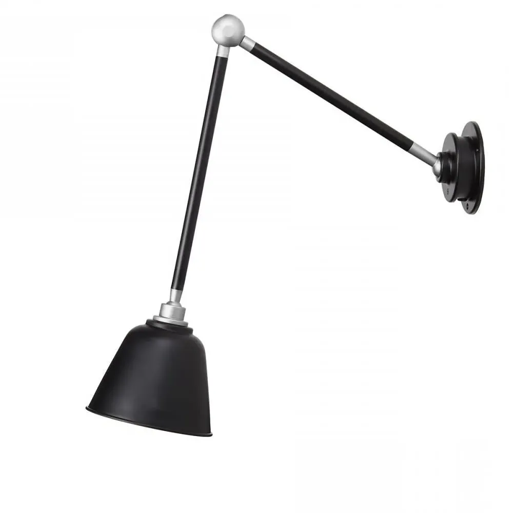 Ceiling Light with Adjustable Arm - Black, Aluminium