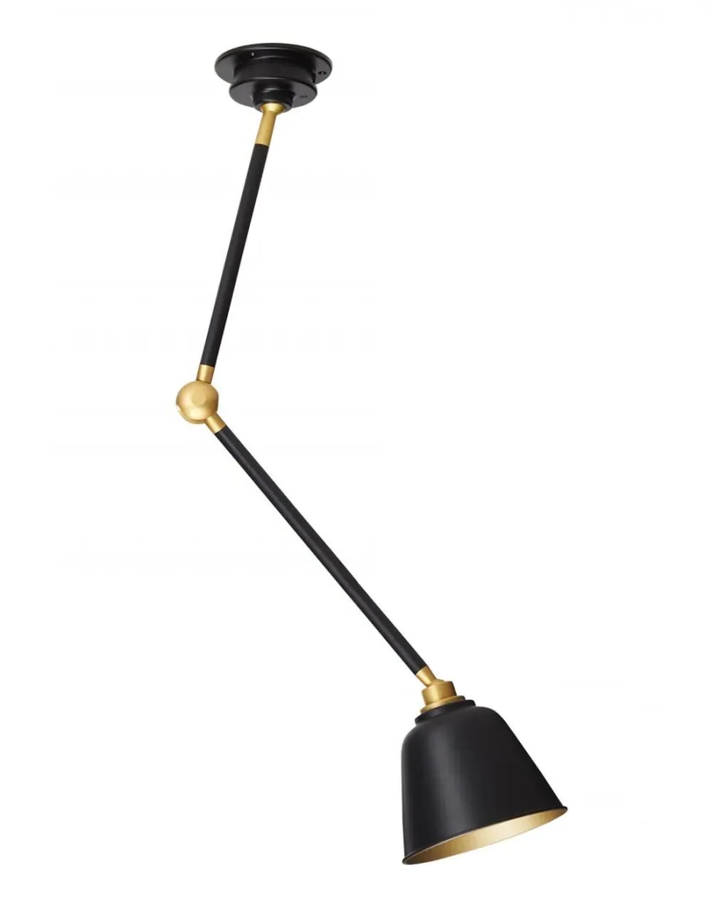 Ceiling Light with Adjustable Arm - Black, Aluminium image