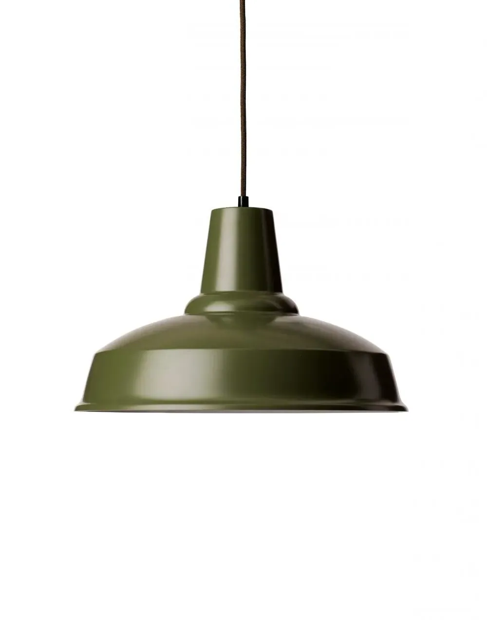 Industrial Pendant Light - Army Green, Metal image
