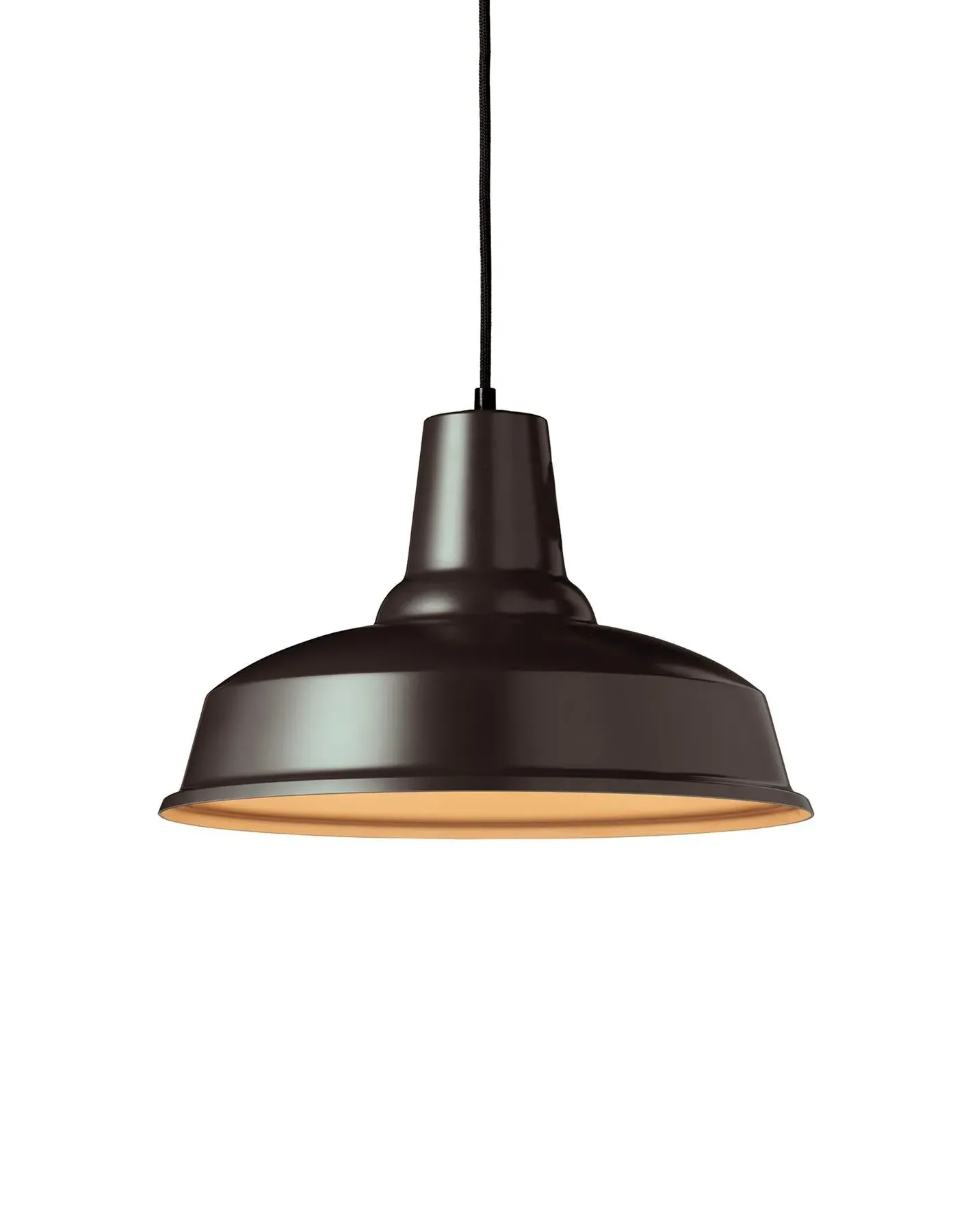 Industrial Pendant Light - Black Gold