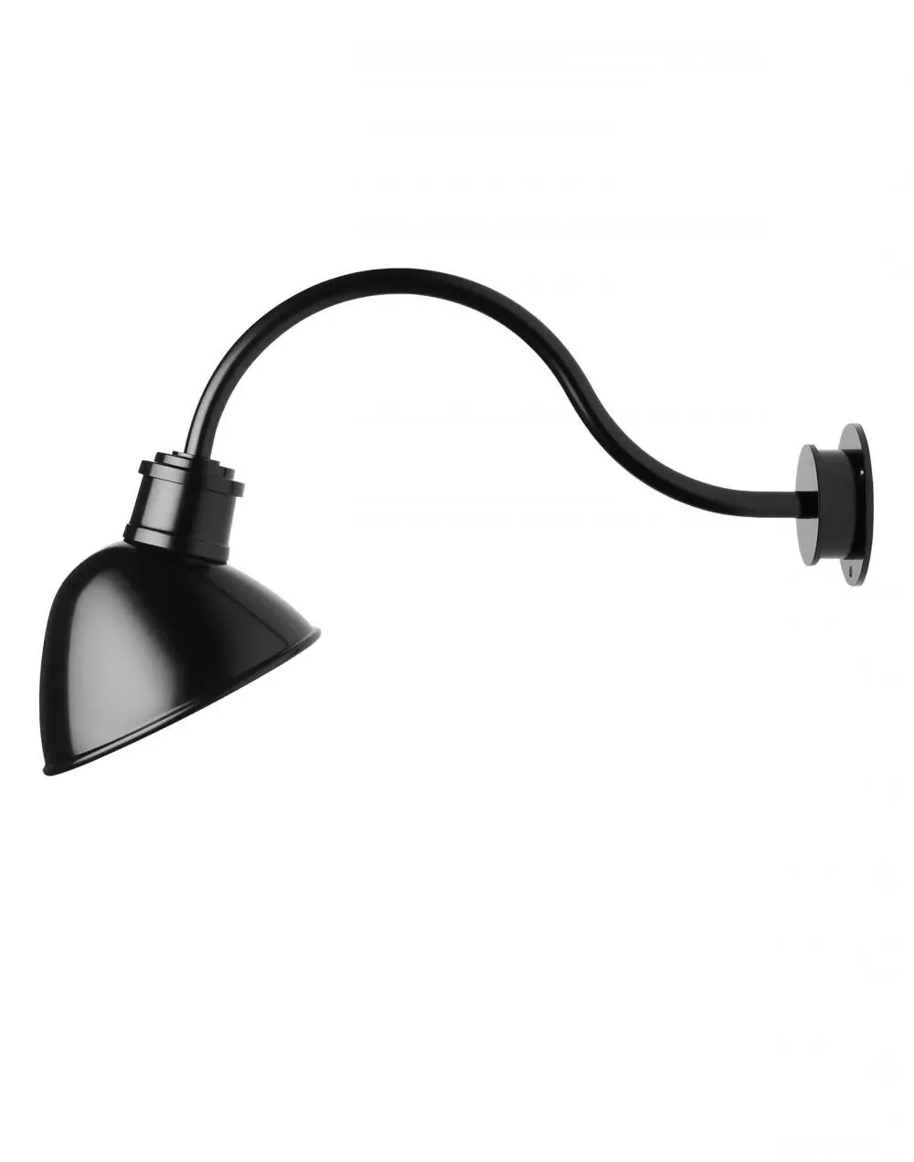 Short Globe Wall Light - Metal