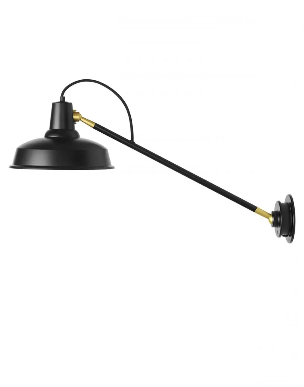 Short Wall Light with Rotation - Gold, Metal