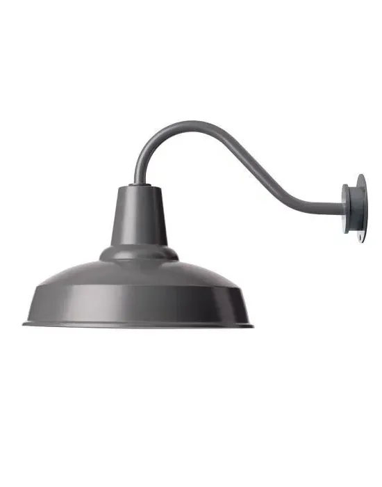 Standard Outdoor Wall Light - Graphite, Metal
