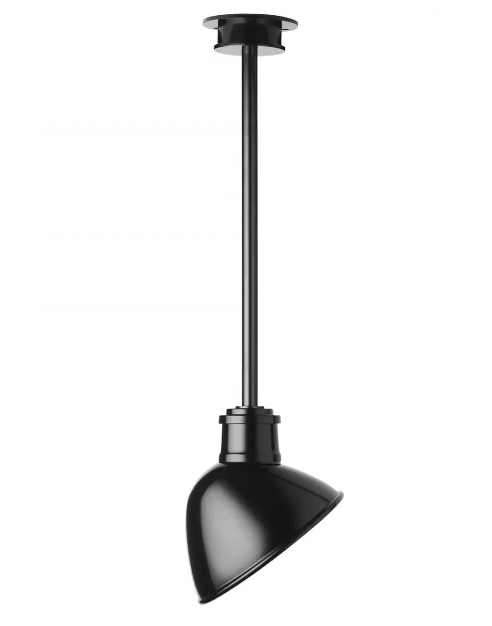 Tuby Barn Pendant Light - Aluminium