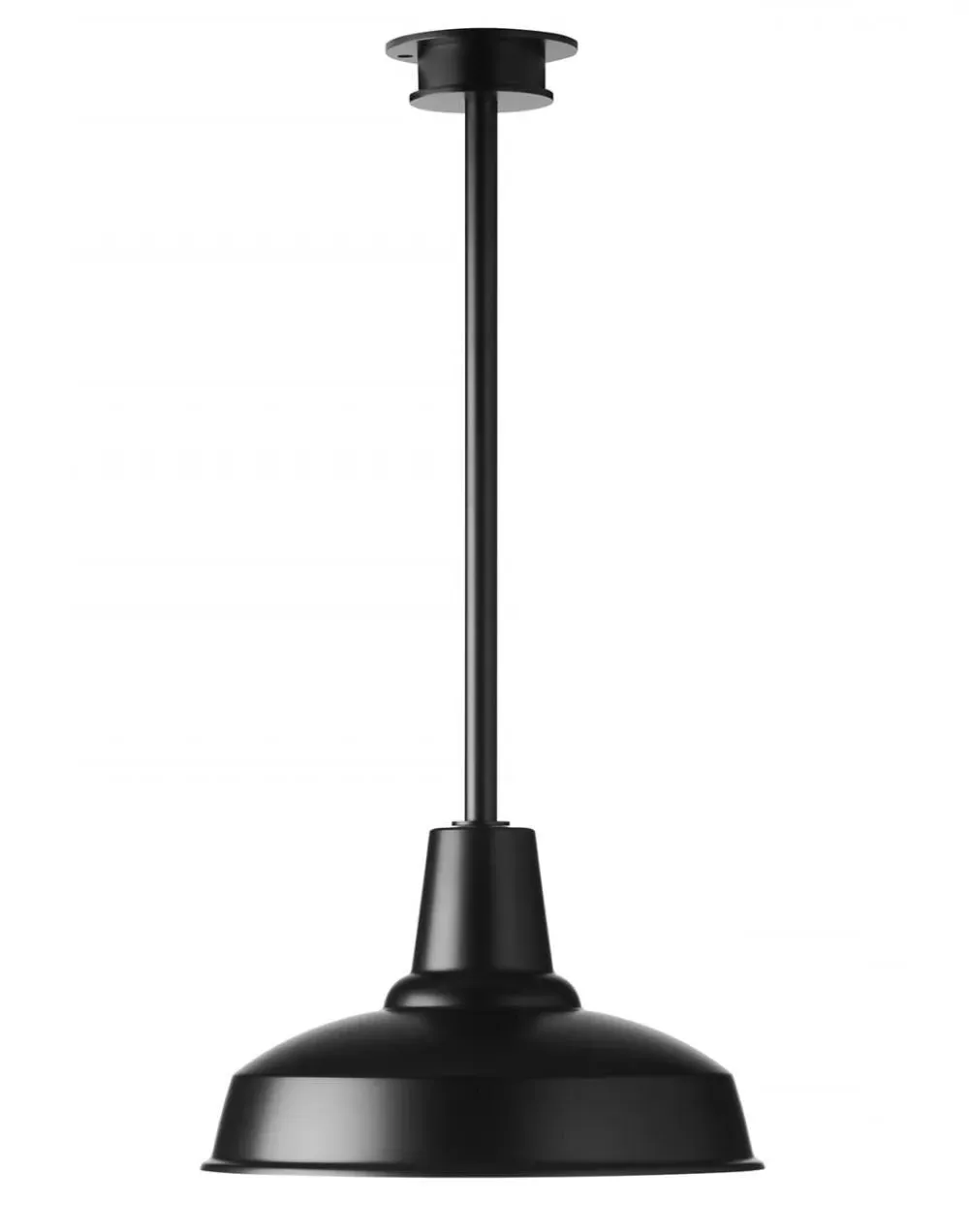 Tuby Barn Pendant Light - Aluminium image