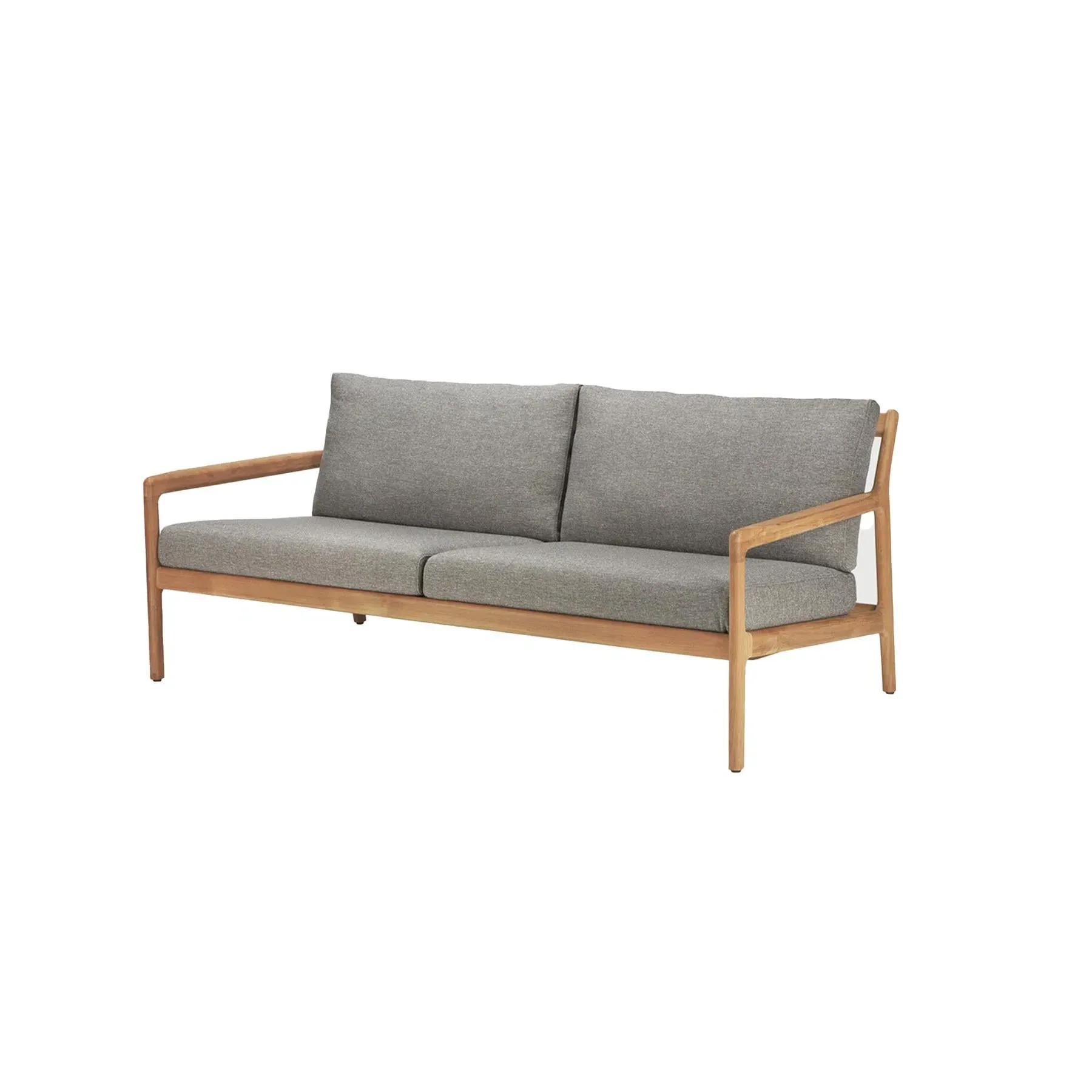 2-Seater Outdoor Sofa - Mocha, Teak image