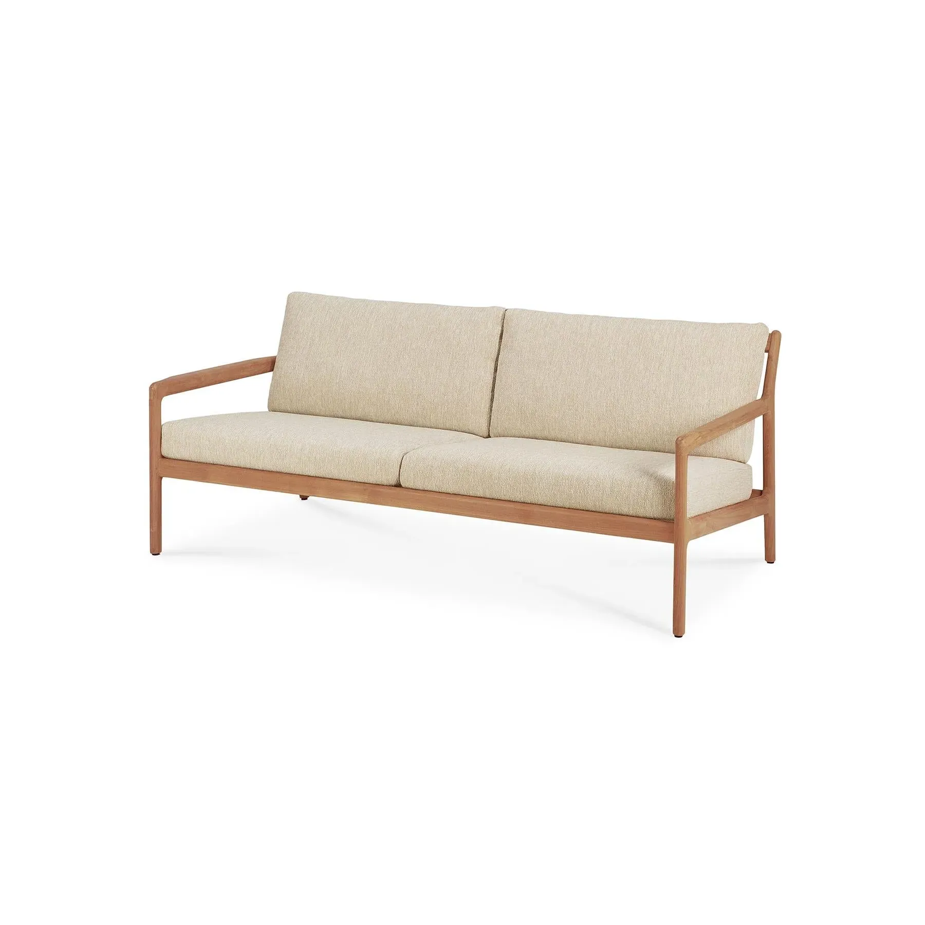 2-Seater Outdoor Sofa - Natural, Teak