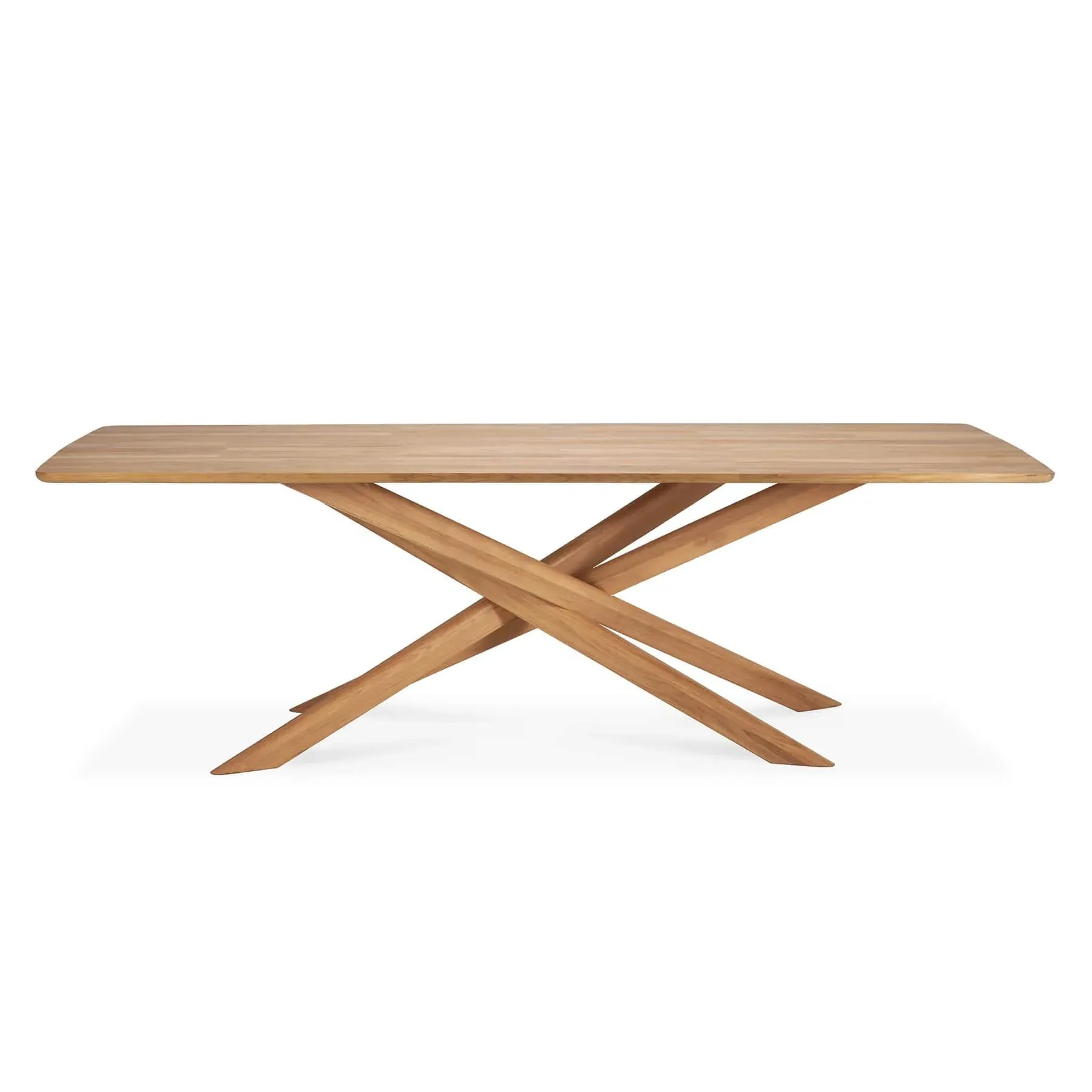 203cm Outdoor Dining Table - Natural, Teak