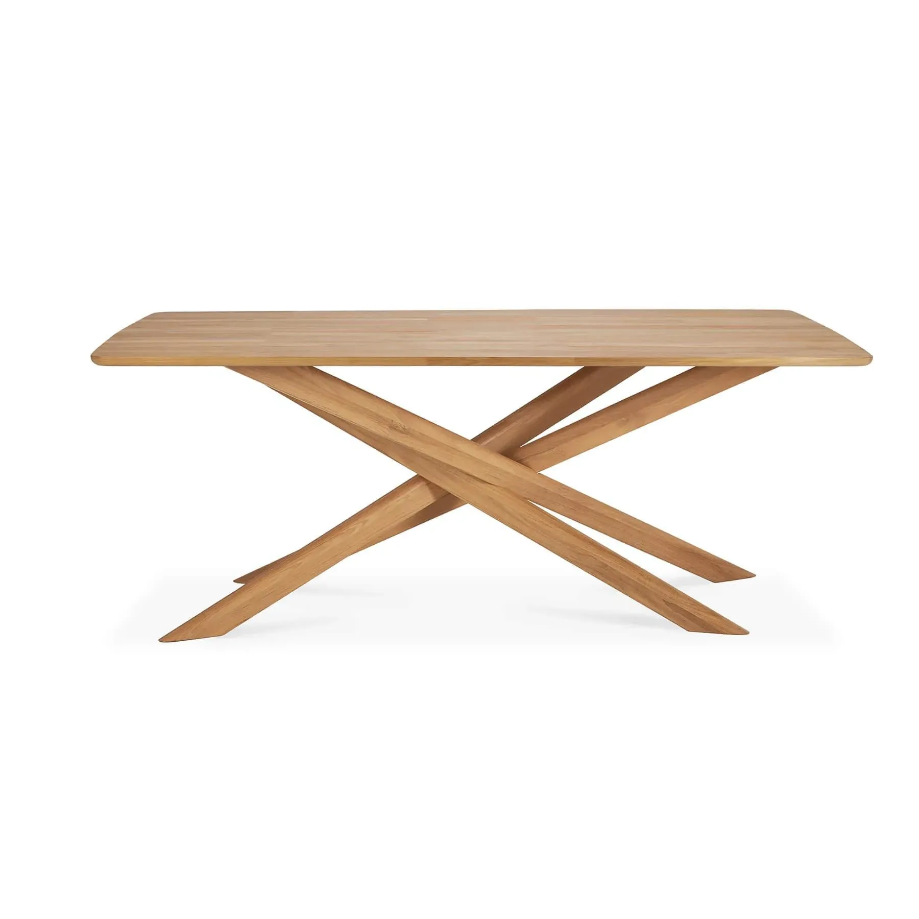 203cm Outdoor Dining Table - Natural, Teak image