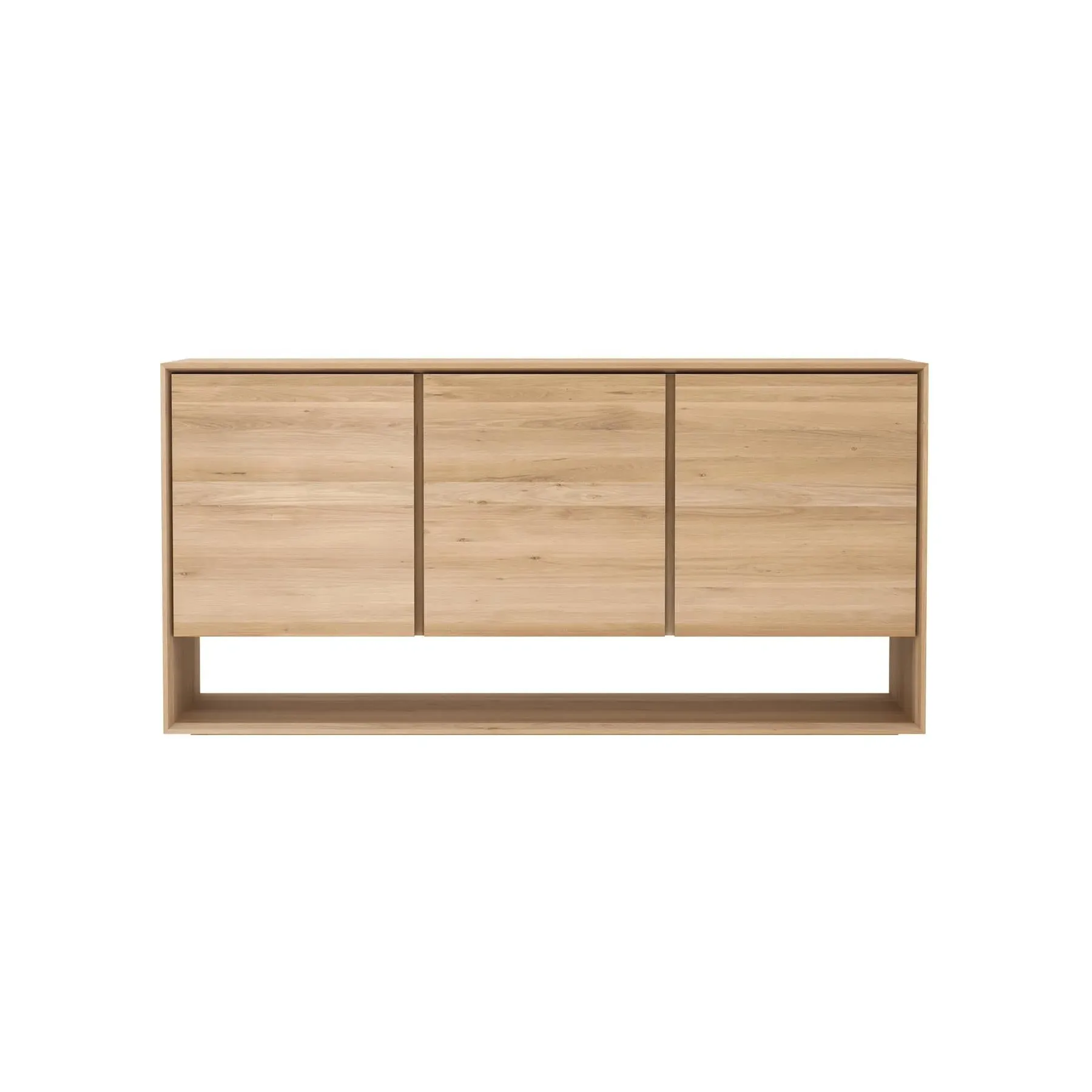 4-Door Sideboard with Storage - Oak