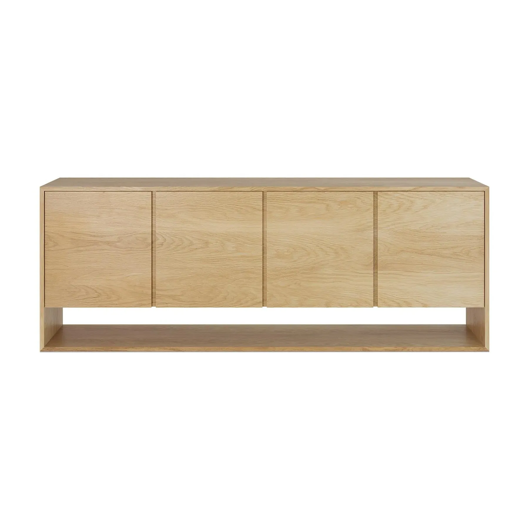 4-Door Sideboard with Storage - Oak